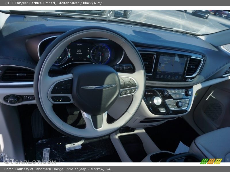Molten Silver / Black/Alloy 2017 Chrysler Pacifica Limited