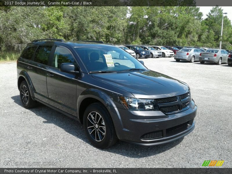 Granite Pearl-Coat / Black 2017 Dodge Journey SE