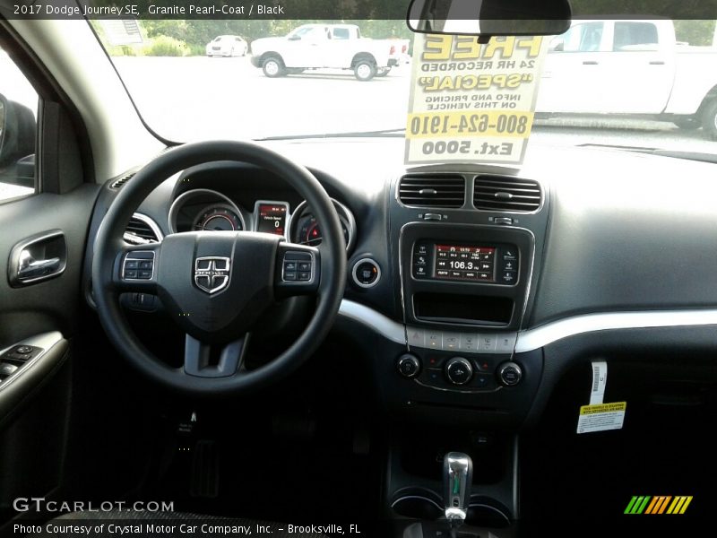 Granite Pearl-Coat / Black 2017 Dodge Journey SE