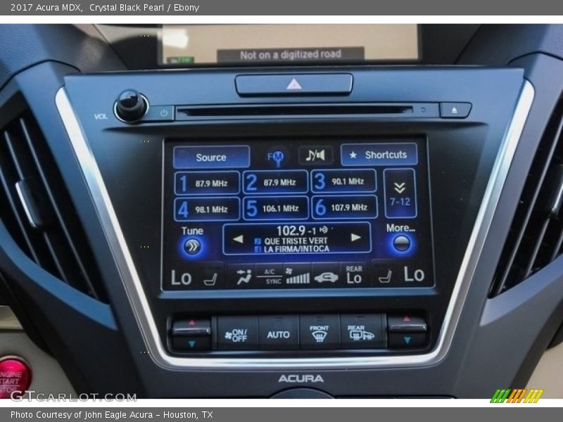 Crystal Black Pearl / Ebony 2017 Acura MDX