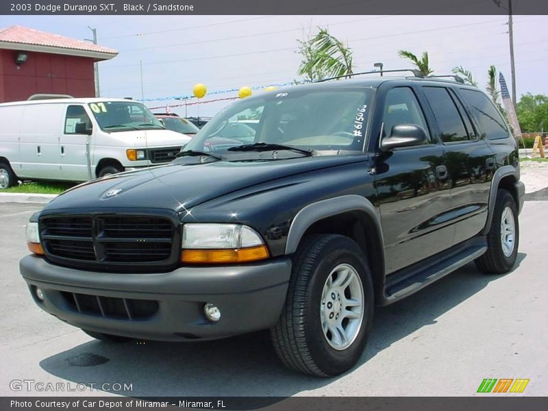 Black / Sandstone 2003 Dodge Durango SXT