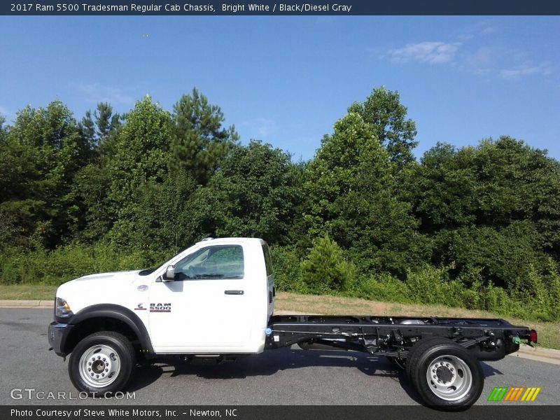 Bright White / Black/Diesel Gray 2017 Ram 5500 Tradesman Regular Cab Chassis