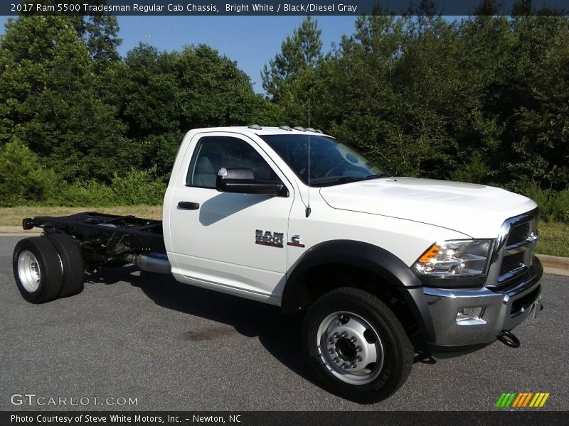 Bright White / Black/Diesel Gray 2017 Ram 5500 Tradesman Regular Cab Chassis