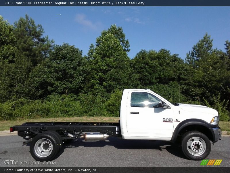 Bright White / Black/Diesel Gray 2017 Ram 5500 Tradesman Regular Cab Chassis