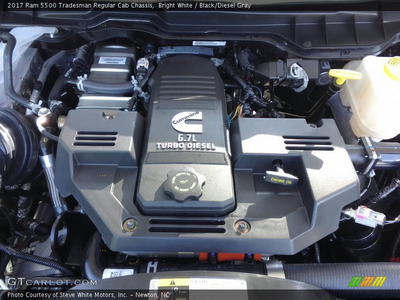 Bright White / Black/Diesel Gray 2017 Ram 5500 Tradesman Regular Cab Chassis