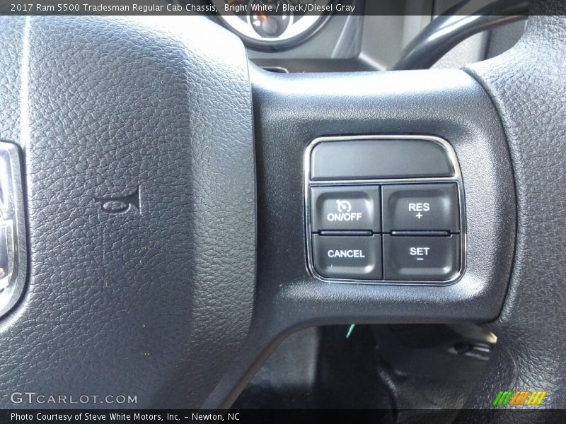 Bright White / Black/Diesel Gray 2017 Ram 5500 Tradesman Regular Cab Chassis