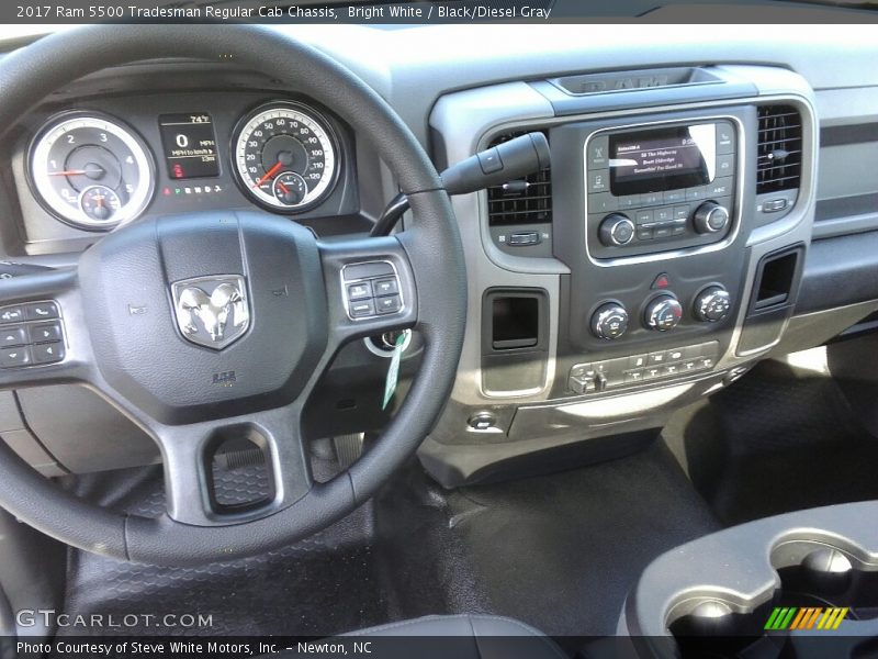 Bright White / Black/Diesel Gray 2017 Ram 5500 Tradesman Regular Cab Chassis