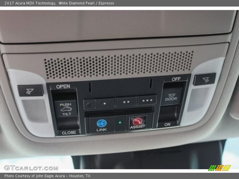 White Diamond Pearl / Espresso 2017 Acura MDX Technology