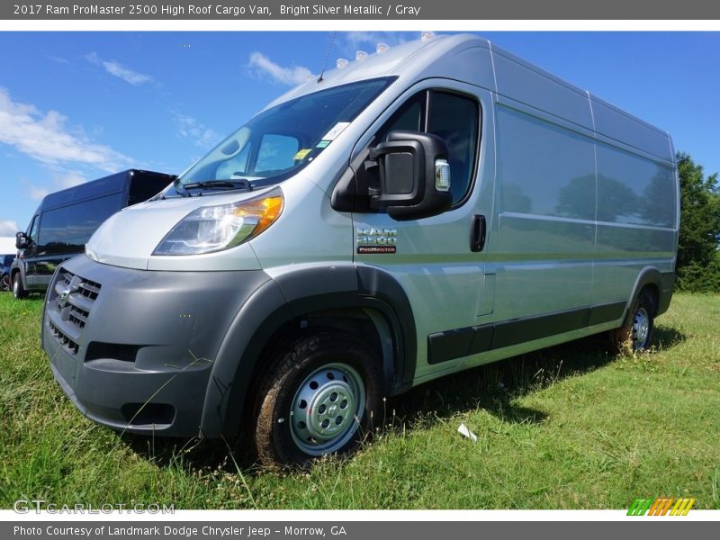 Bright Silver Metallic / Gray 2017 Ram ProMaster 2500 High Roof Cargo Van
