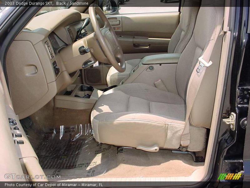 Black / Sandstone 2003 Dodge Durango SXT