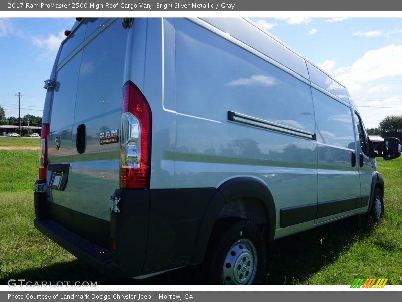 Bright Silver Metallic / Gray 2017 Ram ProMaster 2500 High Roof Cargo Van