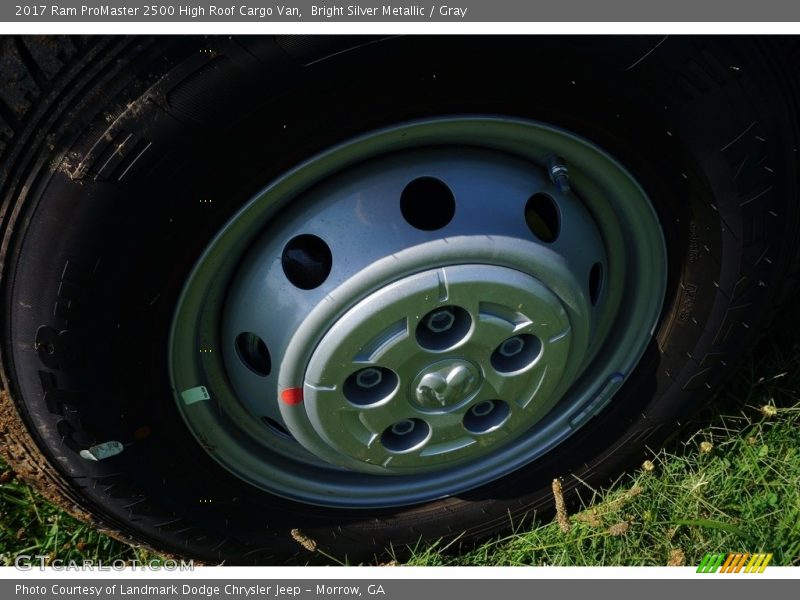 Bright Silver Metallic / Gray 2017 Ram ProMaster 2500 High Roof Cargo Van