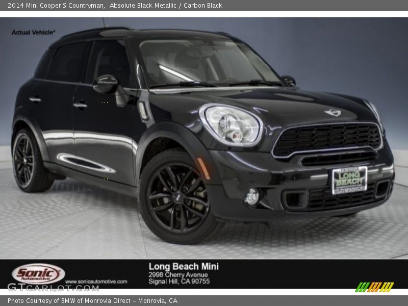 Absolute Black Metallic / Carbon Black 2014 Mini Cooper S Countryman