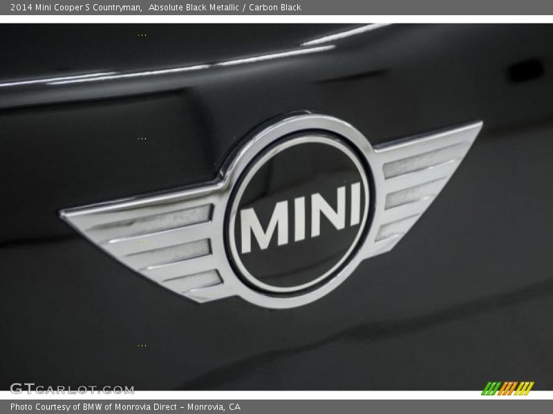 Absolute Black Metallic / Carbon Black 2014 Mini Cooper S Countryman