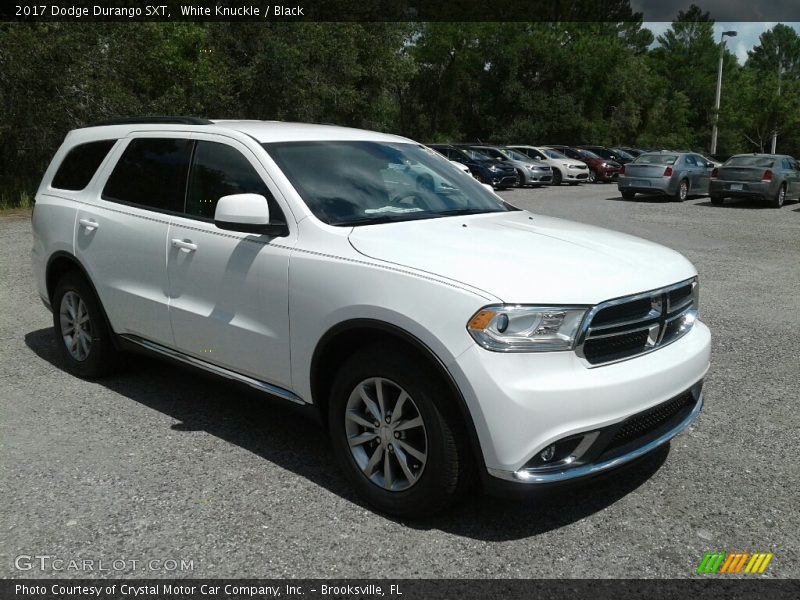 White Knuckle / Black 2017 Dodge Durango SXT