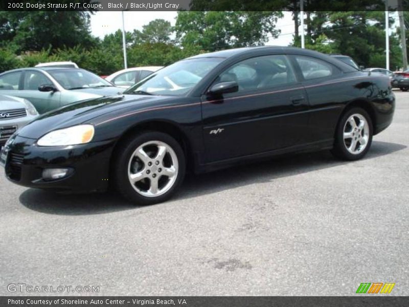 Black / Black/Light Gray 2002 Dodge Stratus R/T Coupe