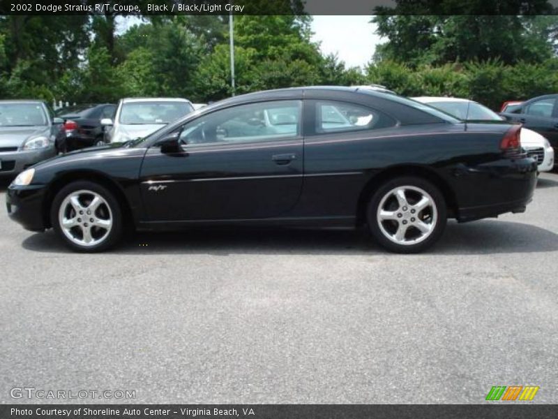 Black / Black/Light Gray 2002 Dodge Stratus R/T Coupe