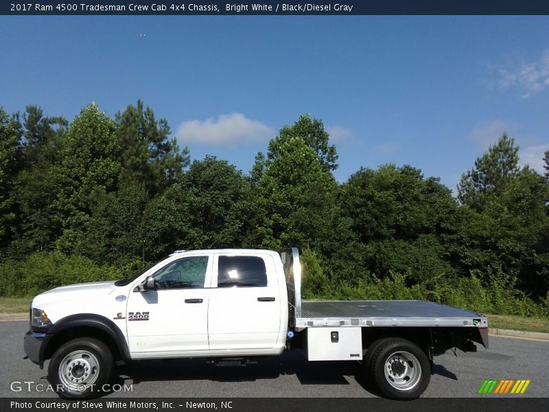 Bright White / Black/Diesel Gray 2017 Ram 4500 Tradesman Crew Cab 4x4 Chassis