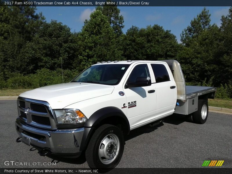 Bright White / Black/Diesel Gray 2017 Ram 4500 Tradesman Crew Cab 4x4 Chassis