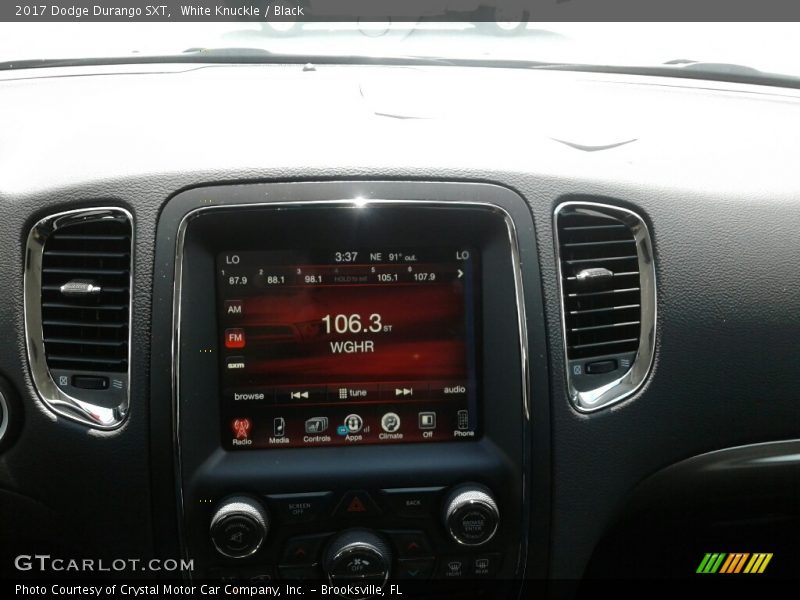White Knuckle / Black 2017 Dodge Durango SXT