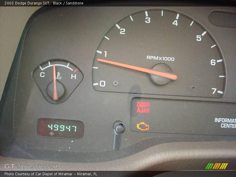 Black / Sandstone 2003 Dodge Durango SXT