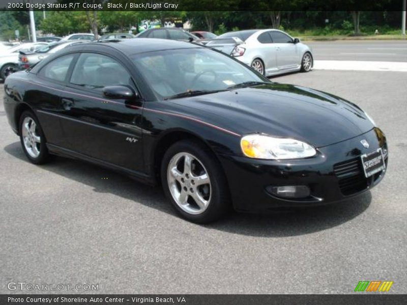Black / Black/Light Gray 2002 Dodge Stratus R/T Coupe