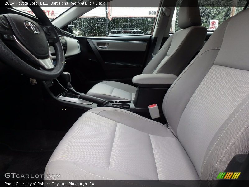 Barcelona Red Metallic / Black 2014 Toyota Corolla LE