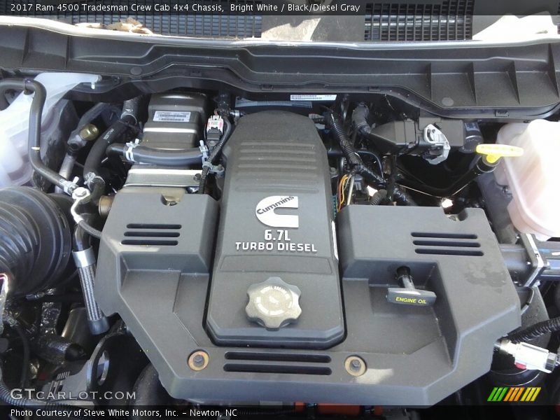 Bright White / Black/Diesel Gray 2017 Ram 4500 Tradesman Crew Cab 4x4 Chassis