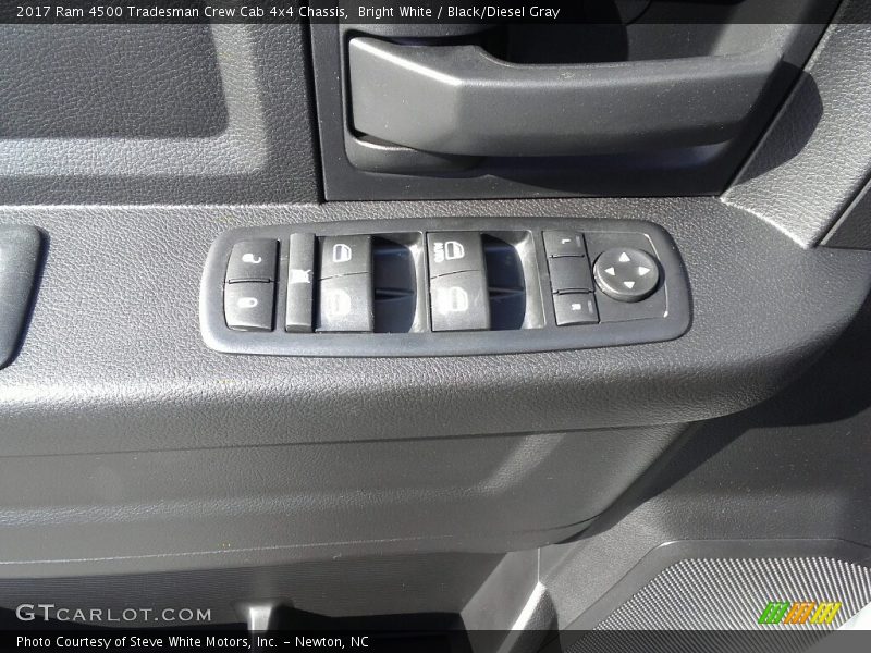 Bright White / Black/Diesel Gray 2017 Ram 4500 Tradesman Crew Cab 4x4 Chassis