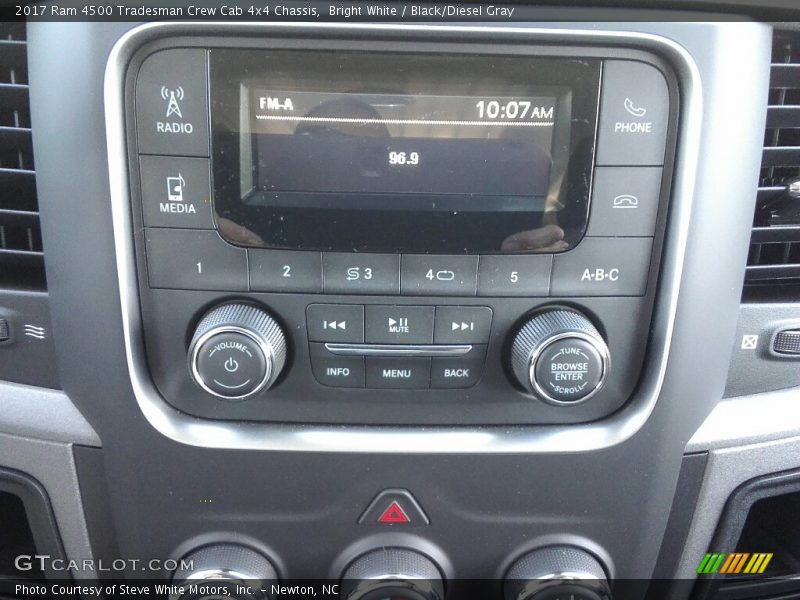 Bright White / Black/Diesel Gray 2017 Ram 4500 Tradesman Crew Cab 4x4 Chassis