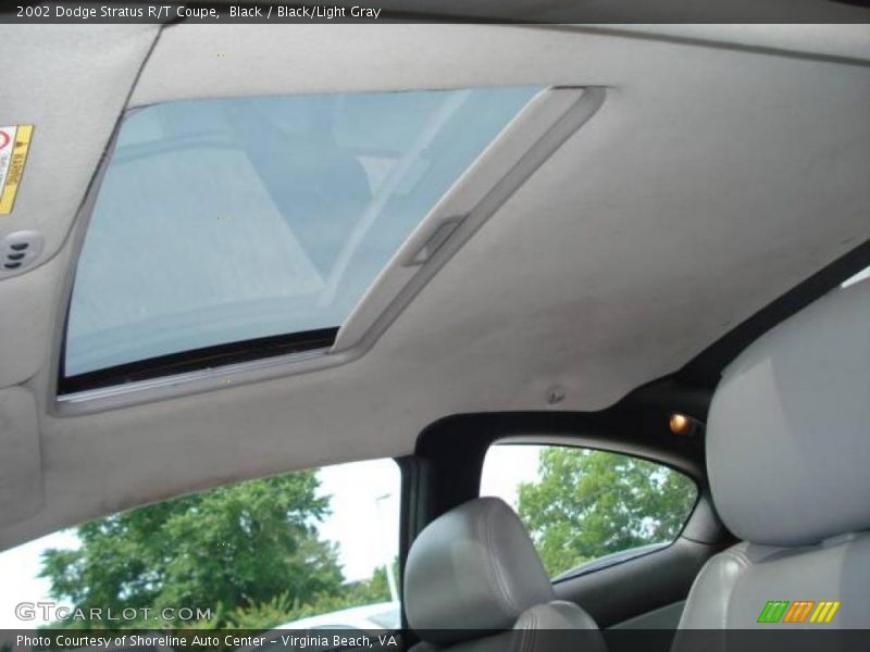 Black / Black/Light Gray 2002 Dodge Stratus R/T Coupe