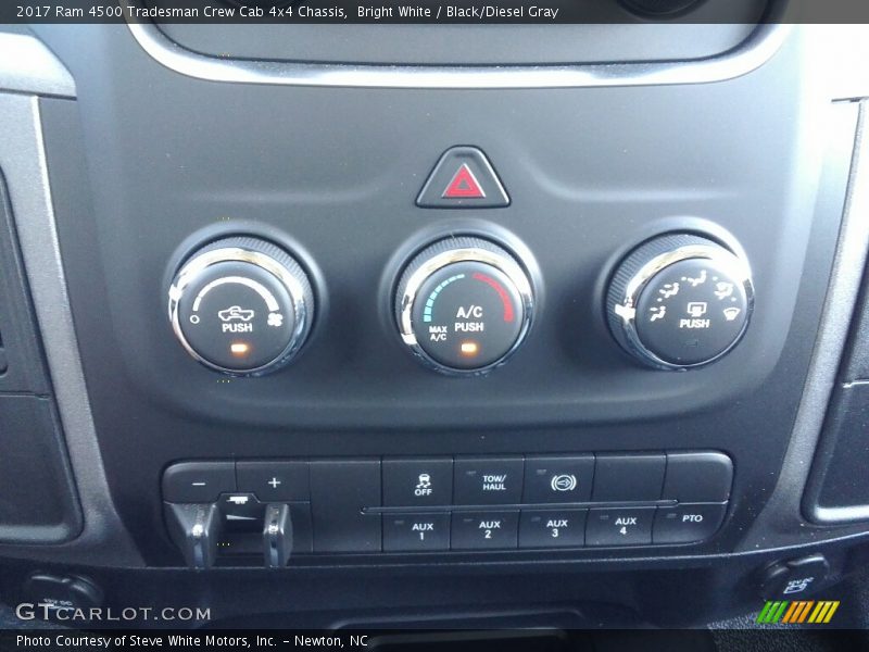 Bright White / Black/Diesel Gray 2017 Ram 4500 Tradesman Crew Cab 4x4 Chassis