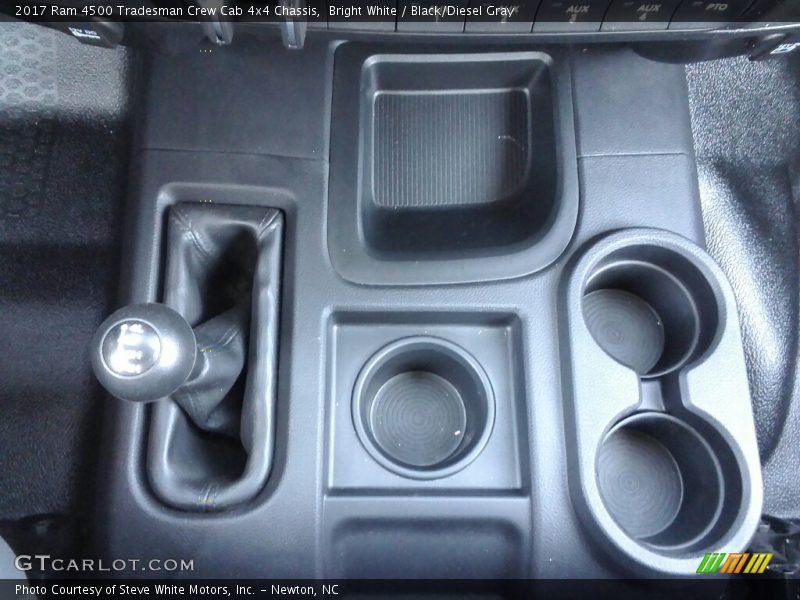 Bright White / Black/Diesel Gray 2017 Ram 4500 Tradesman Crew Cab 4x4 Chassis