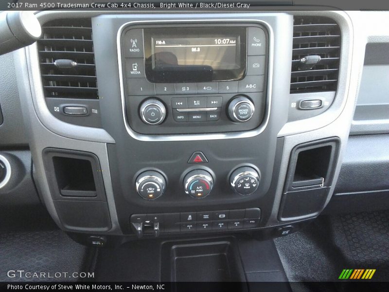 Bright White / Black/Diesel Gray 2017 Ram 4500 Tradesman Crew Cab 4x4 Chassis