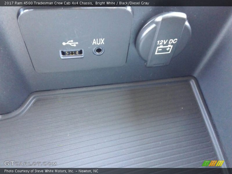 Bright White / Black/Diesel Gray 2017 Ram 4500 Tradesman Crew Cab 4x4 Chassis