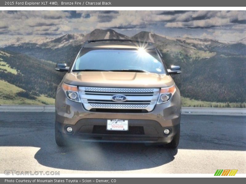 Bronze Fire / Charcoal Black 2015 Ford Explorer XLT 4WD