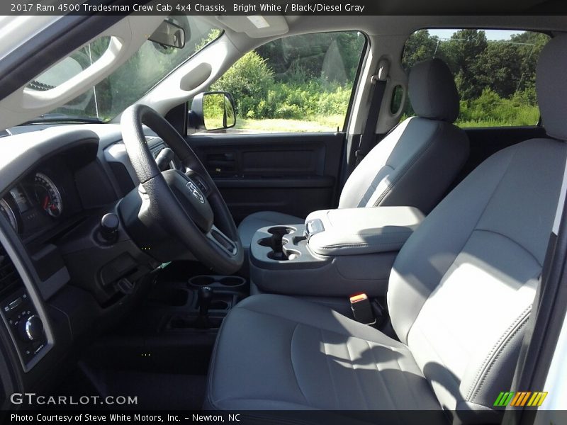 Bright White / Black/Diesel Gray 2017 Ram 4500 Tradesman Crew Cab 4x4 Chassis
