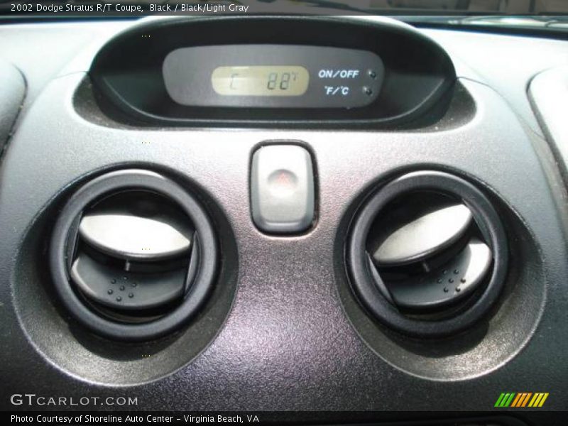 Black / Black/Light Gray 2002 Dodge Stratus R/T Coupe