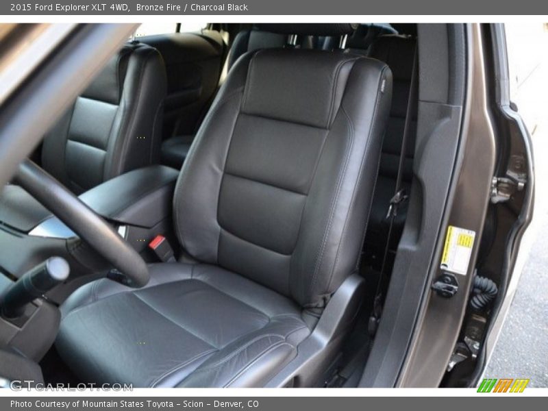 Bronze Fire / Charcoal Black 2015 Ford Explorer XLT 4WD