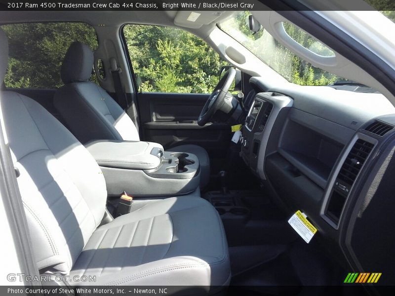 Bright White / Black/Diesel Gray 2017 Ram 4500 Tradesman Crew Cab 4x4 Chassis