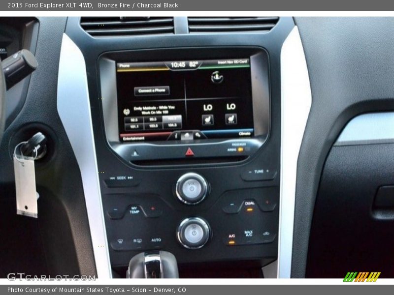 Bronze Fire / Charcoal Black 2015 Ford Explorer XLT 4WD
