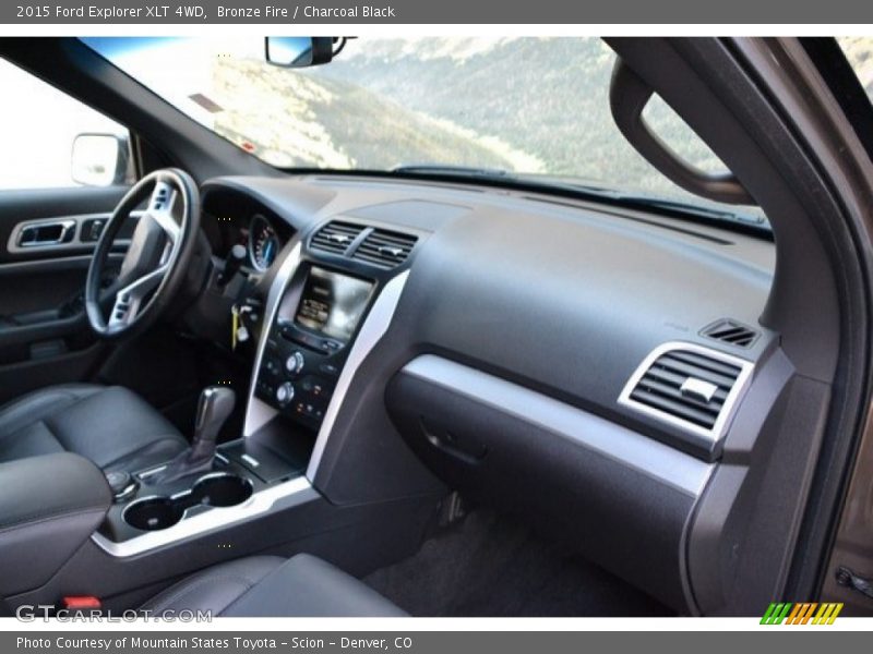 Bronze Fire / Charcoal Black 2015 Ford Explorer XLT 4WD