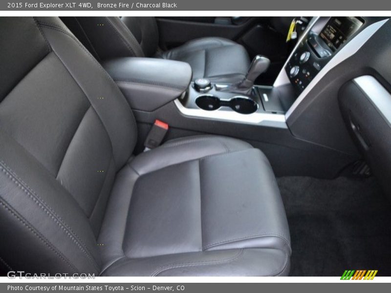 Bronze Fire / Charcoal Black 2015 Ford Explorer XLT 4WD