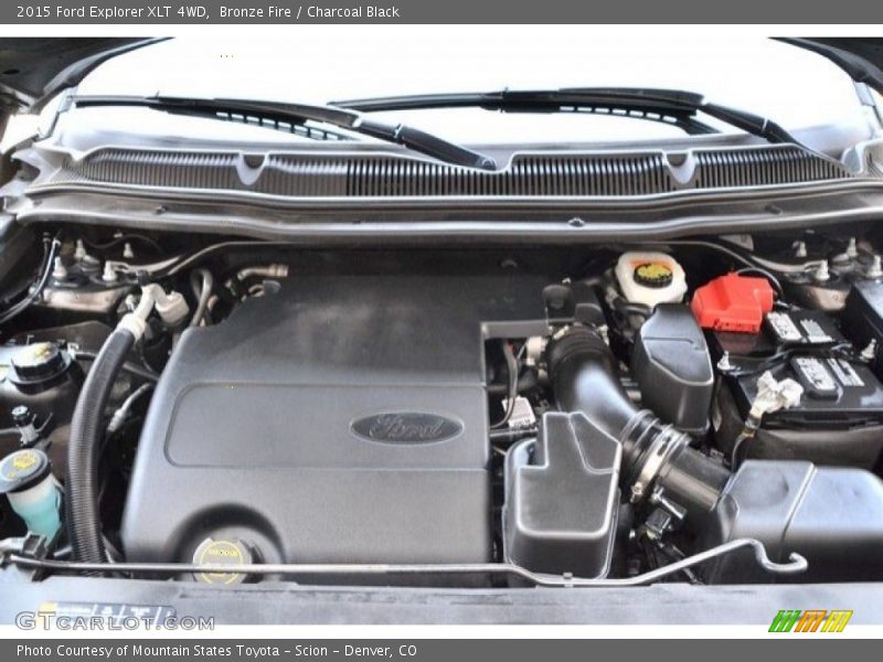 Bronze Fire / Charcoal Black 2015 Ford Explorer XLT 4WD