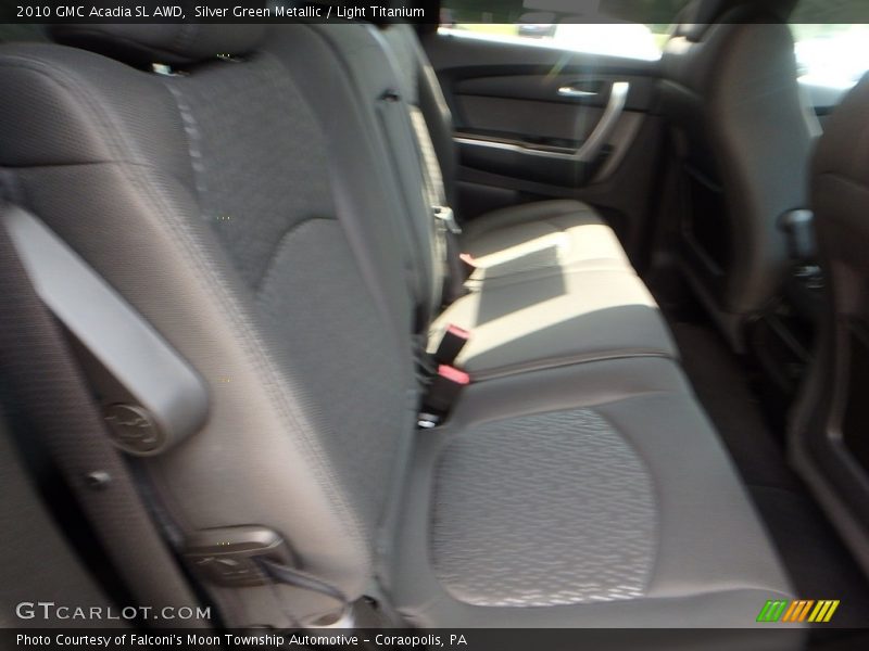 Silver Green Metallic / Light Titanium 2010 GMC Acadia SL AWD