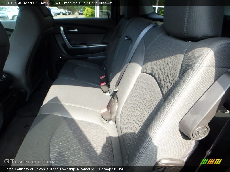Silver Green Metallic / Light Titanium 2010 GMC Acadia SL AWD
