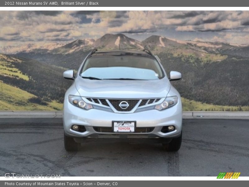 Brilliant Silver / Black 2012 Nissan Murano SV AWD