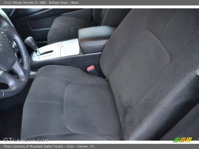 Brilliant Silver / Black 2012 Nissan Murano SV AWD