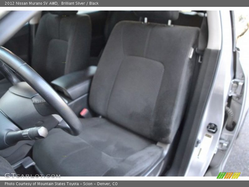 Brilliant Silver / Black 2012 Nissan Murano SV AWD