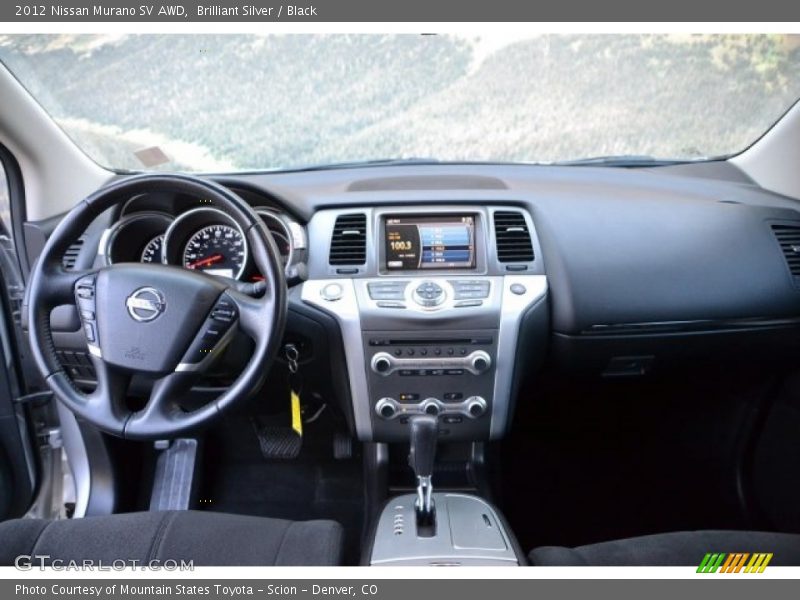 Brilliant Silver / Black 2012 Nissan Murano SV AWD